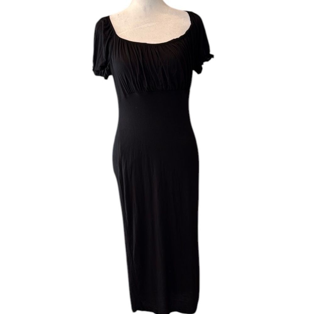 NWT Mikey‎ & Joey Black Maxi Dress Large